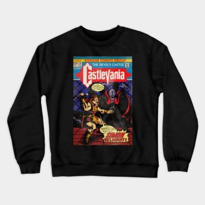Castlevania Vintage Comic Cover Crewneck Sweatshirt Official Castlevania Merch