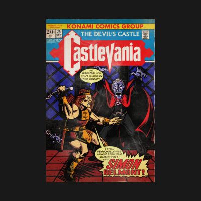Castlevania Vintage Comic Cover Phone Case Official Castlevania Merch