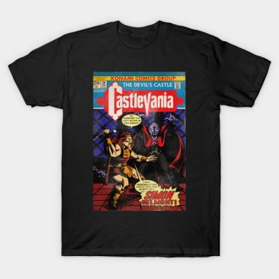 Castlevania Vintage Comic Cover T-Shirt Official Castlevania Merch