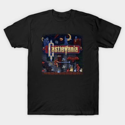 Vania Castle T-Shirt Official Castlevania Merch