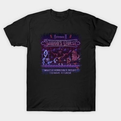 Simons Vania Castle Quest T-Shirt Official Castlevania Merch
