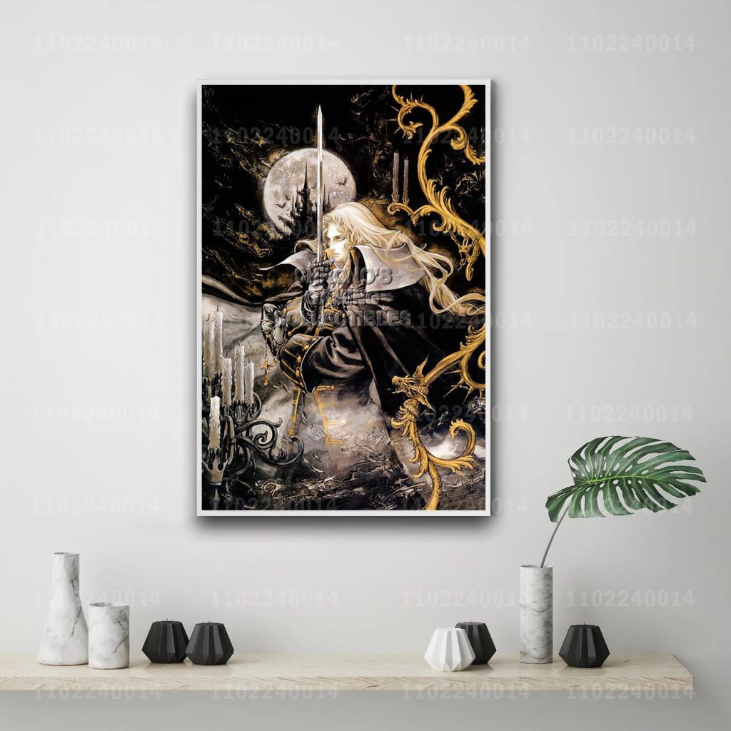 Castlevania Symphony of the Night game 24x36 Decorative Canvas Posters Room Bar Cafe Decor Gift Print 14 - Castlevania Store