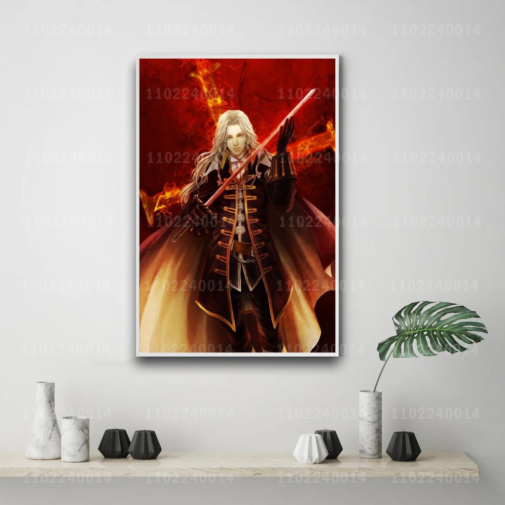 Castlevania Symphony of the Night game 24x36 Decorative Canvas Posters Room Bar Cafe Decor Gift Print 17 - Castlevania Store