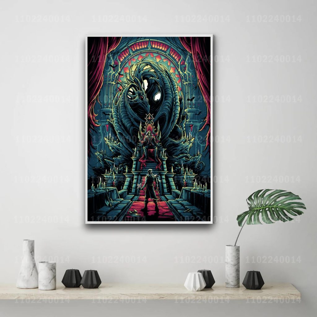 Castlevania Symphony of the Night game 24x36 Decorative Canvas Posters Room Bar Cafe Decor Gift Print 19 - Castlevania Store
