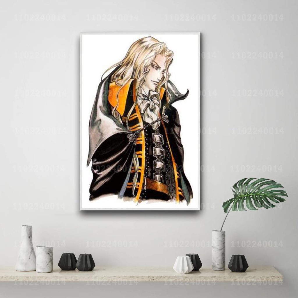 Castlevania Symphony of the Night game 24x36 Decorative Canvas Posters Room Bar Cafe Decor Gift Print 2 - Castlevania Store