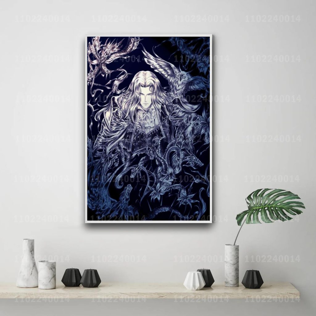 Castlevania Symphony of the Night game 24x36 Decorative Canvas Posters Room Bar Cafe Decor Gift Print 6 - Castlevania Store