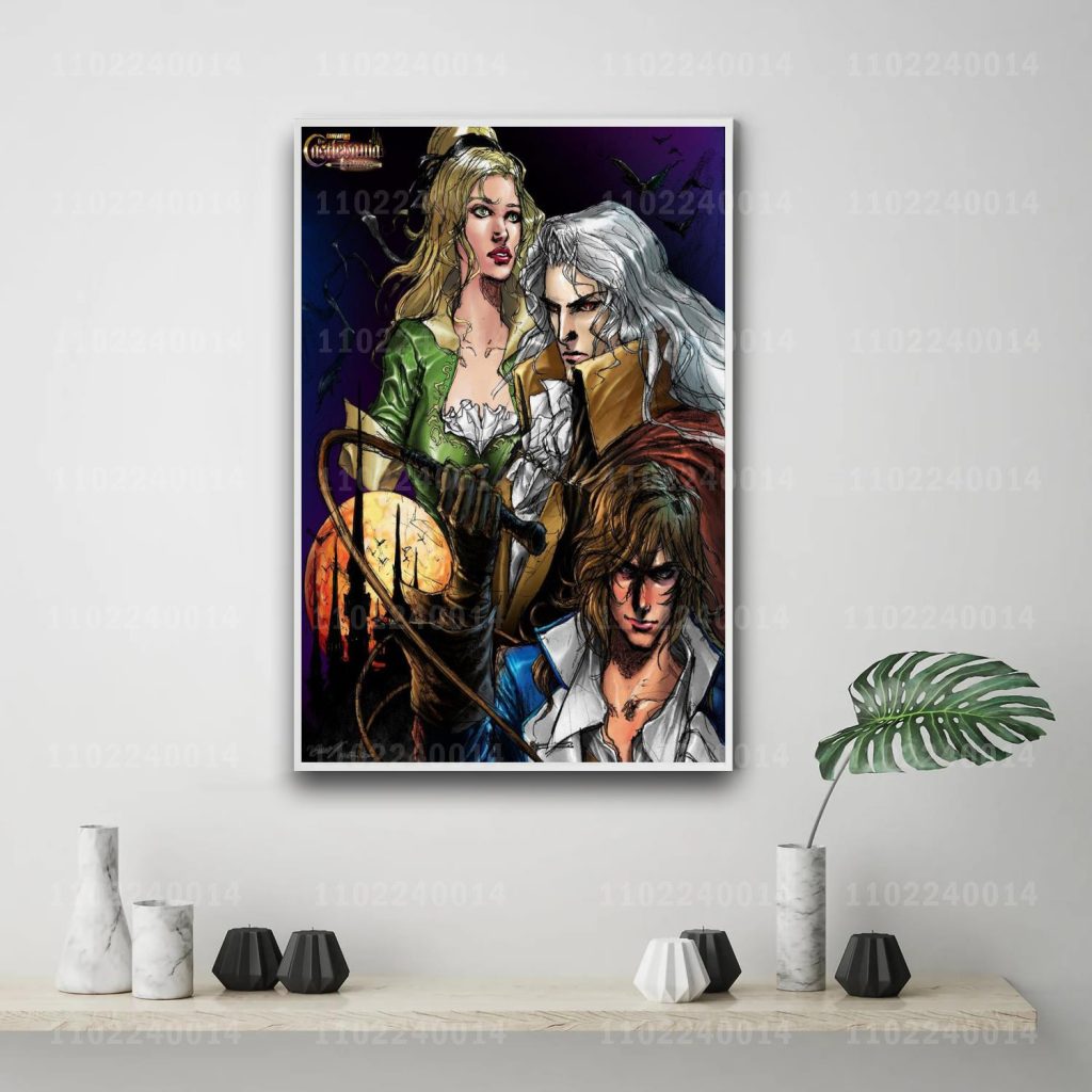 Castlevania Symphony of the Night game 24x36 Decorative Canvas Posters Room Bar Cafe Decor Gift Print 7 - Castlevania Store