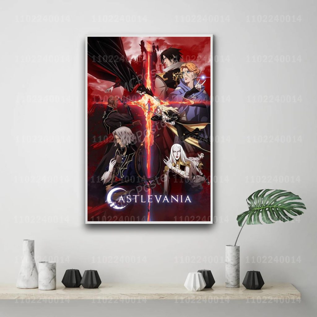 Castlevania Symphony of the Night game 24x36 Decorative Canvas Posters Room Bar Cafe Decor Gift Print 8 - Castlevania Store