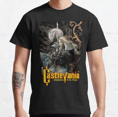 Symphony Of The Night Coverart T-Shirt Official Castlevania Merch