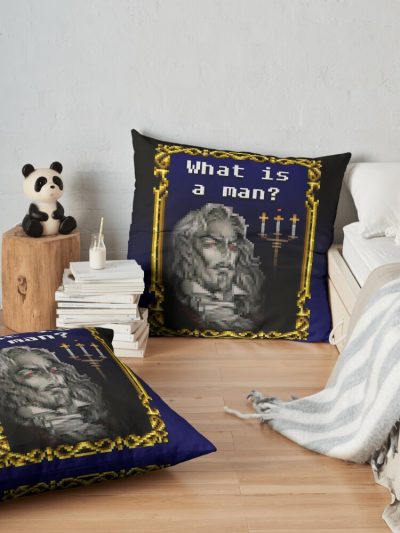 What Is A Man? Throw Pillow Official Castlevania Merch