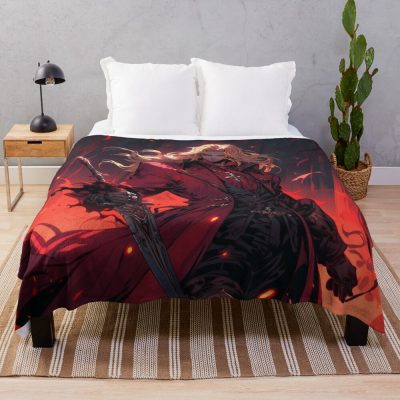 Alucard Castlevania Merchandise (4): Premium Quality T-Shirts And More Inspired By Netflix'S Hit Anime Series Throw Blanket Official Castlevania Merch